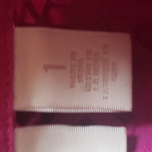 Chicos Pink Fushia 3/4 Sleeve Zip Up Linen Spring Summer Jacket Vanity Size 1 - Picture 11 of 13